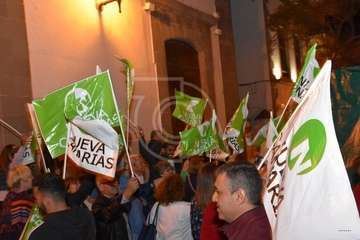 Arranque de la campaña electoral en Telde (Foto TA y Antonio Alí)